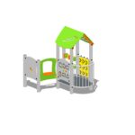 Mängumaja tegeluspaneelidega