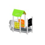 Mängumaja koolitahvliga