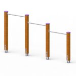 Kolme erikõrgusega rippkangid lastele