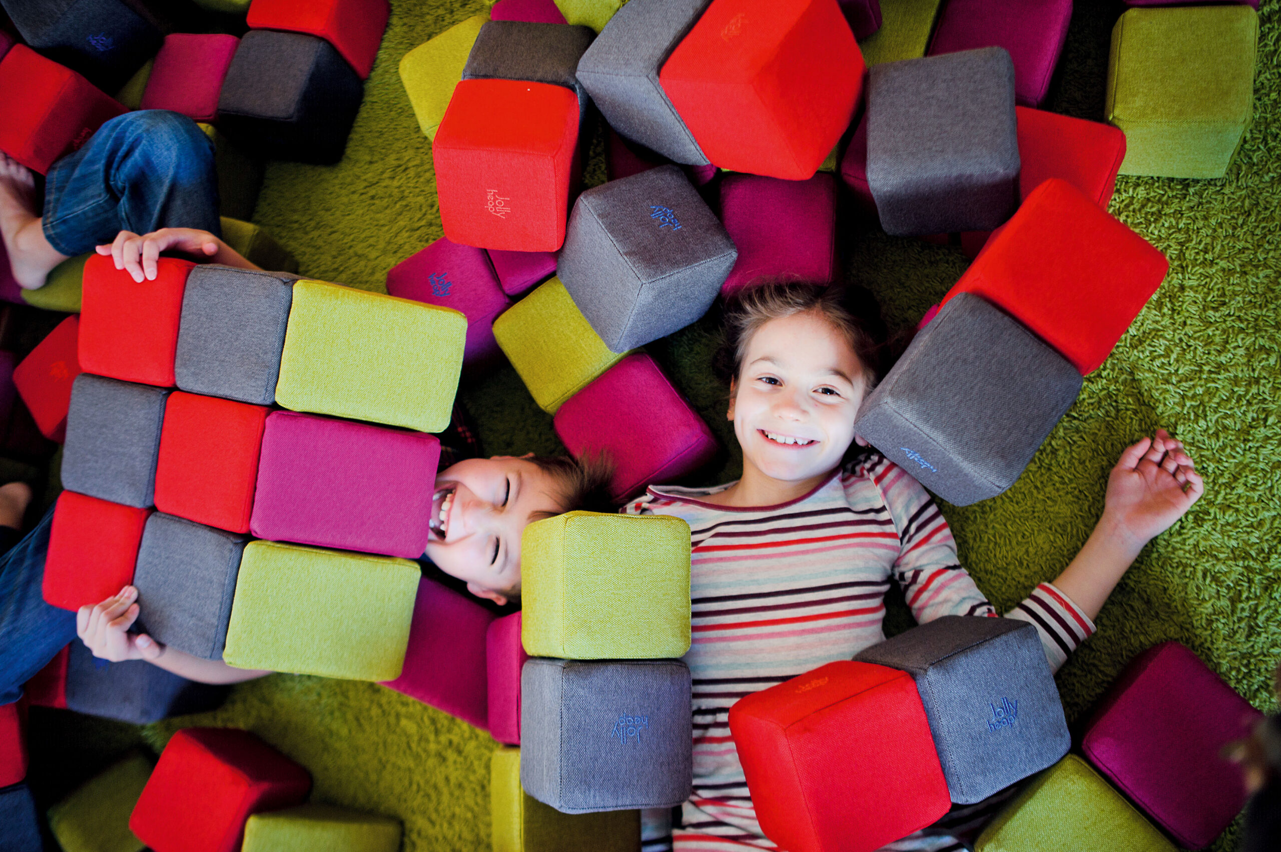 JollyHeap klotsikomplekt – sinine-laimiroheline - Image 5