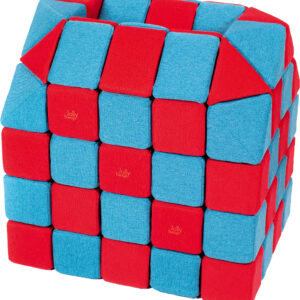 JollyHeap klotsikomplekt – sinine-punane