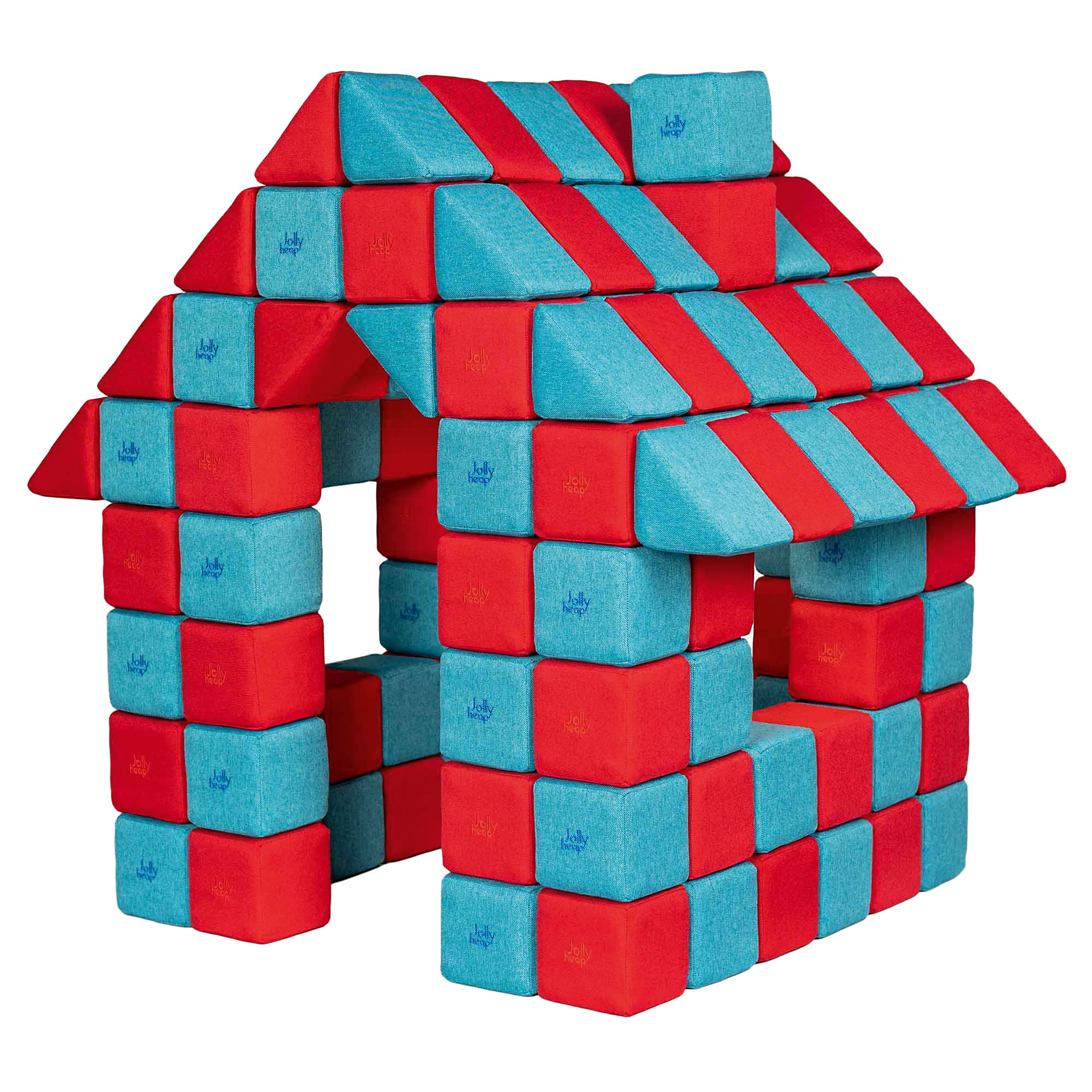 JollyHeap klotsikomplekt – sinine-punane - Image 3