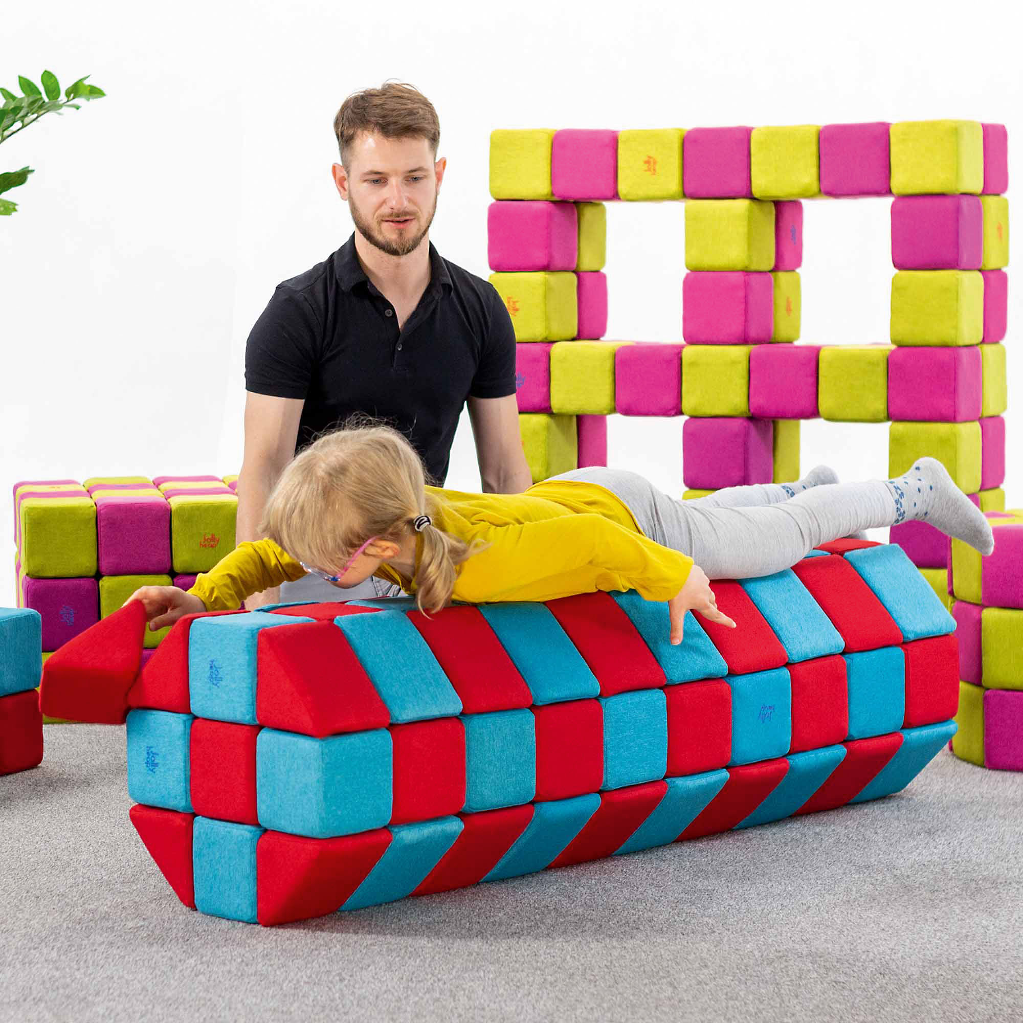 JollyHeap klotsikomplekt – sinine-punane - Image 6