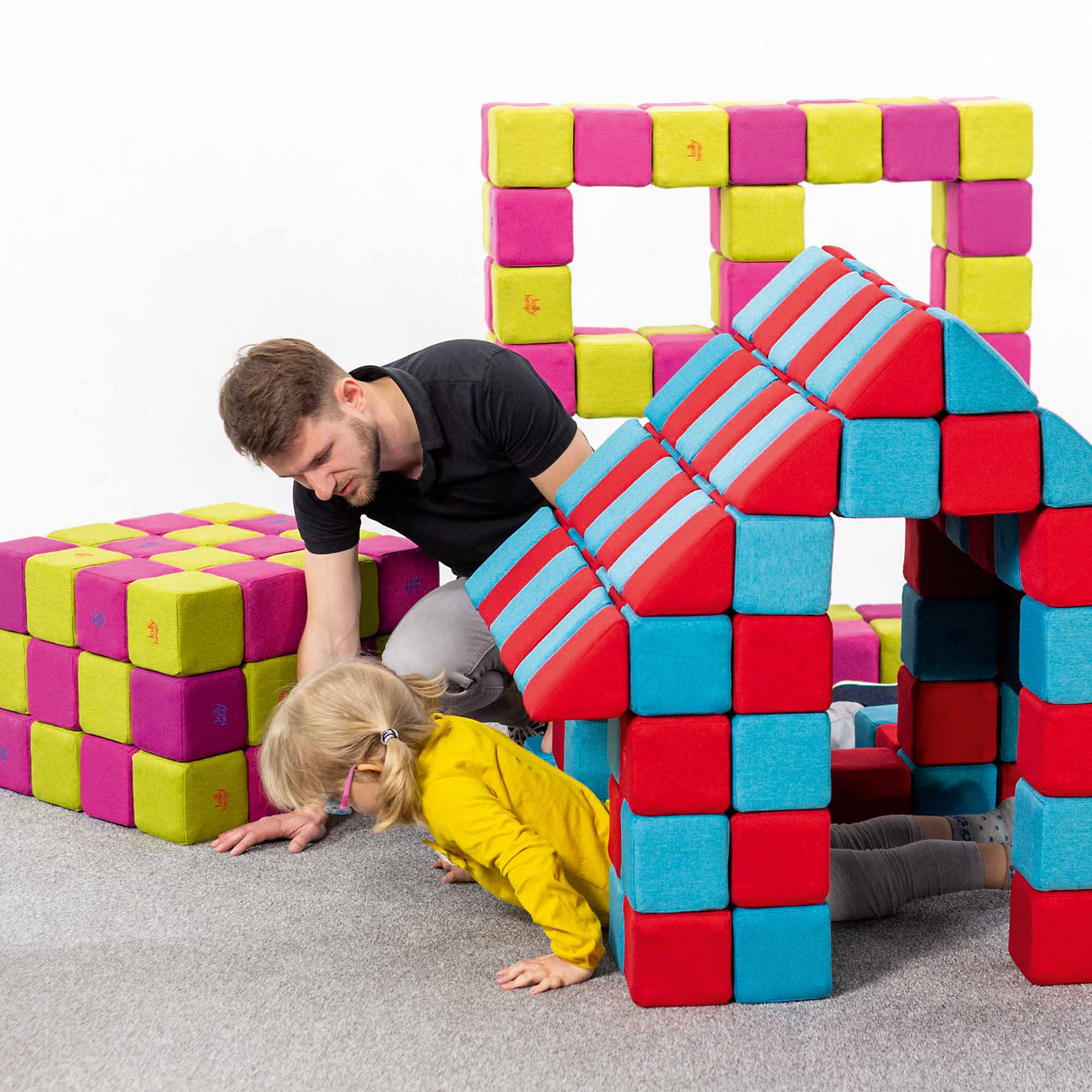 JollyHeap klotsikomplekt – sinine-punane - Image 7