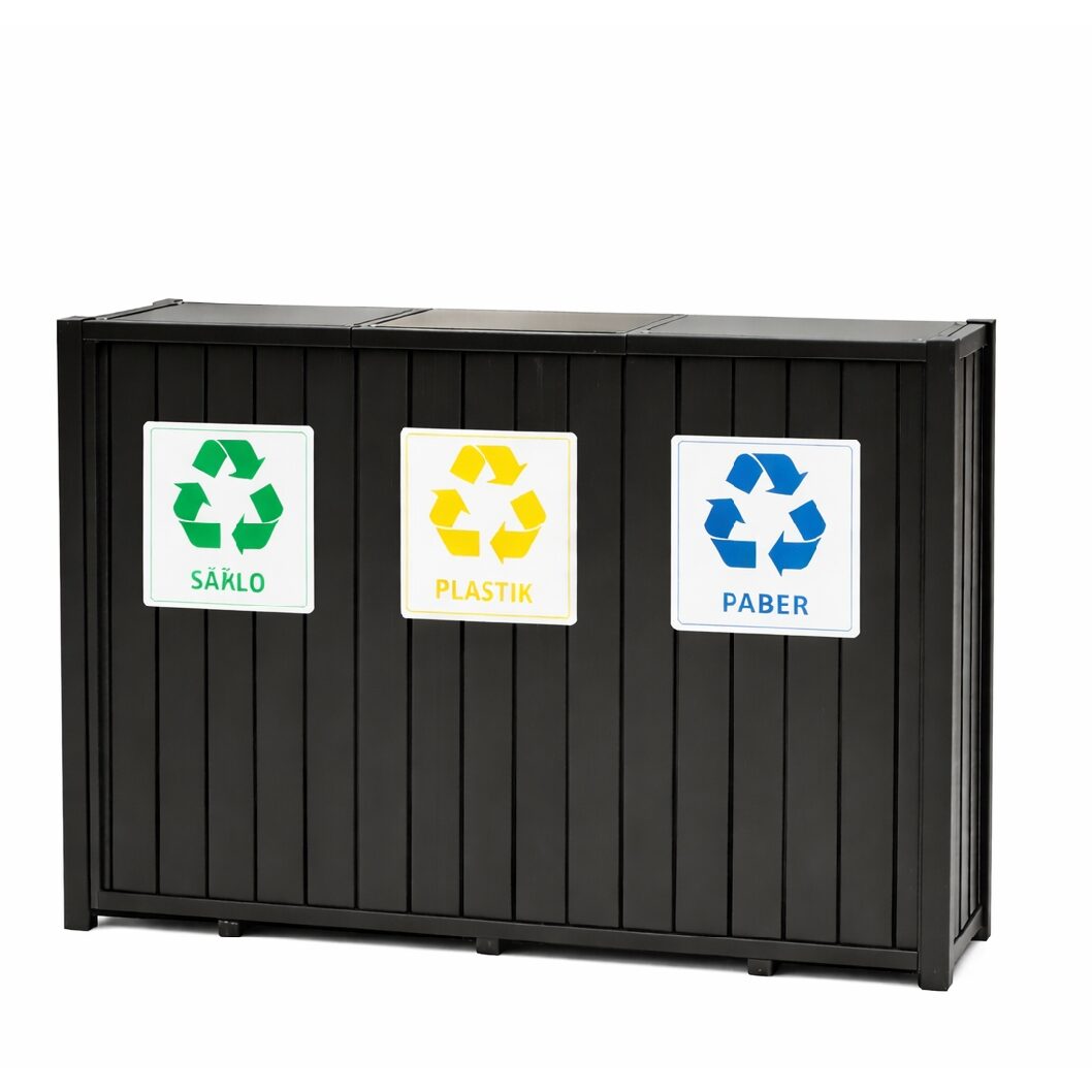 3-osaline sorteerimise prügikast