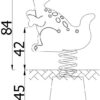 Vedrukiik 1-kohaline Dino - Image 2