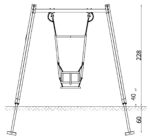 Kiik 2-kohaline lapsele koos vanemaga - Image 3