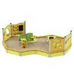 Liivakast tegelusseina ja liiva mängudega