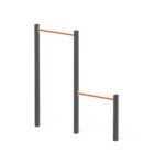 Kahe erikõrgusega rippkangid Street workout