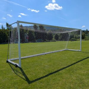 Mobiilne jalgpallivärav 7,32 x 2,44 m (ratastega)