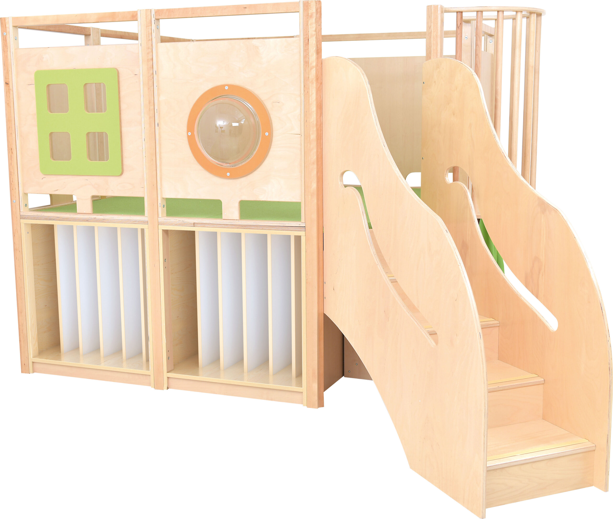 Kahekorruseline mängunurk madratsite hoiukastiga - Image 5