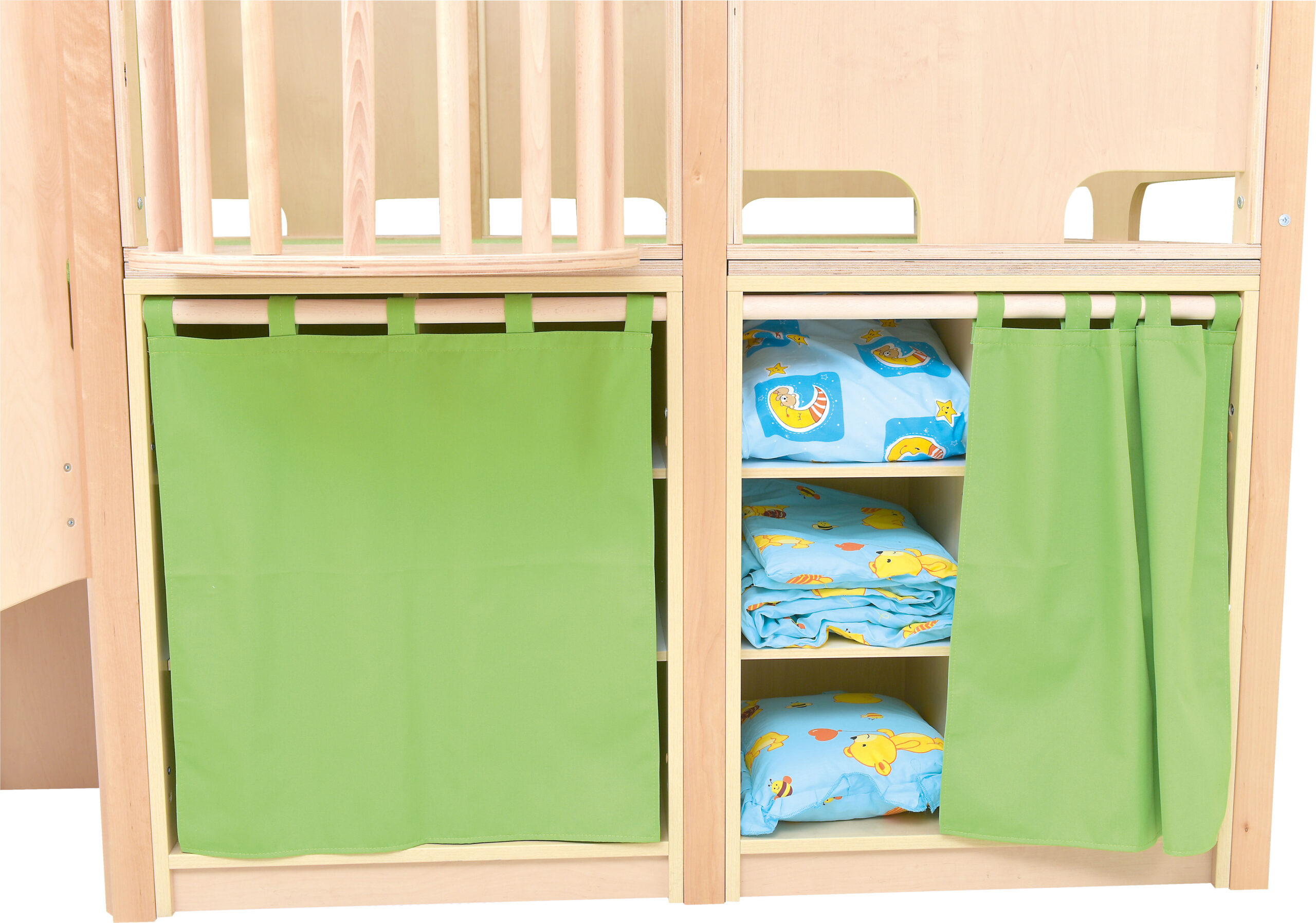 Kahekorruseline mängunurk madratsite hoiukastiga - Image 9