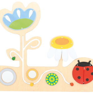 Manipulatiivne sensoorne seinapaneel lepatriinuga