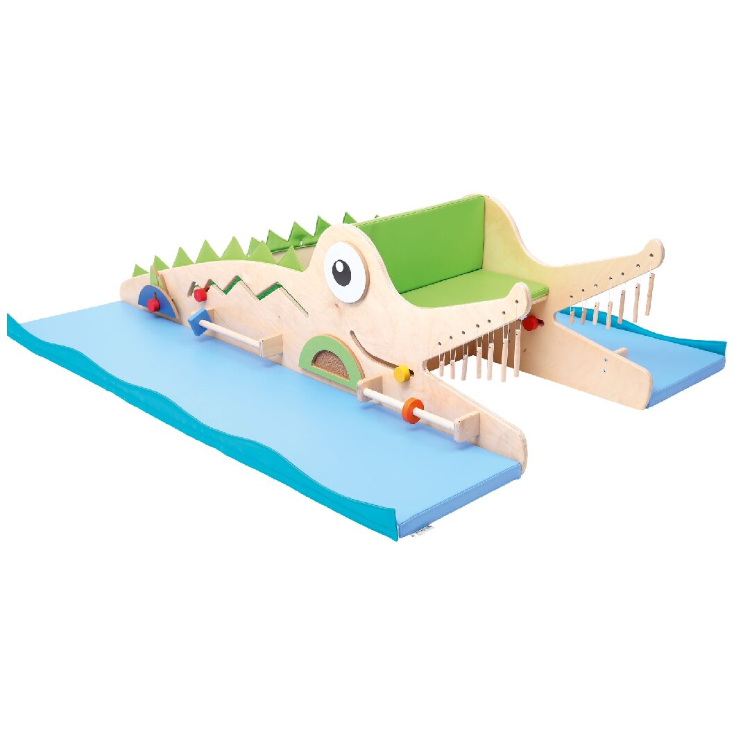 "Krokodill" manipulatiivne ja sensoorne mänguvahend