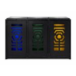 Prügimaja kolmele prügikonteinerile