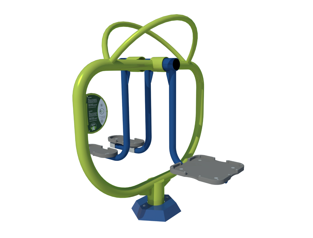 Välitrenažöör lastele 2-kohaline Ski Trainer + Hips - Image 5