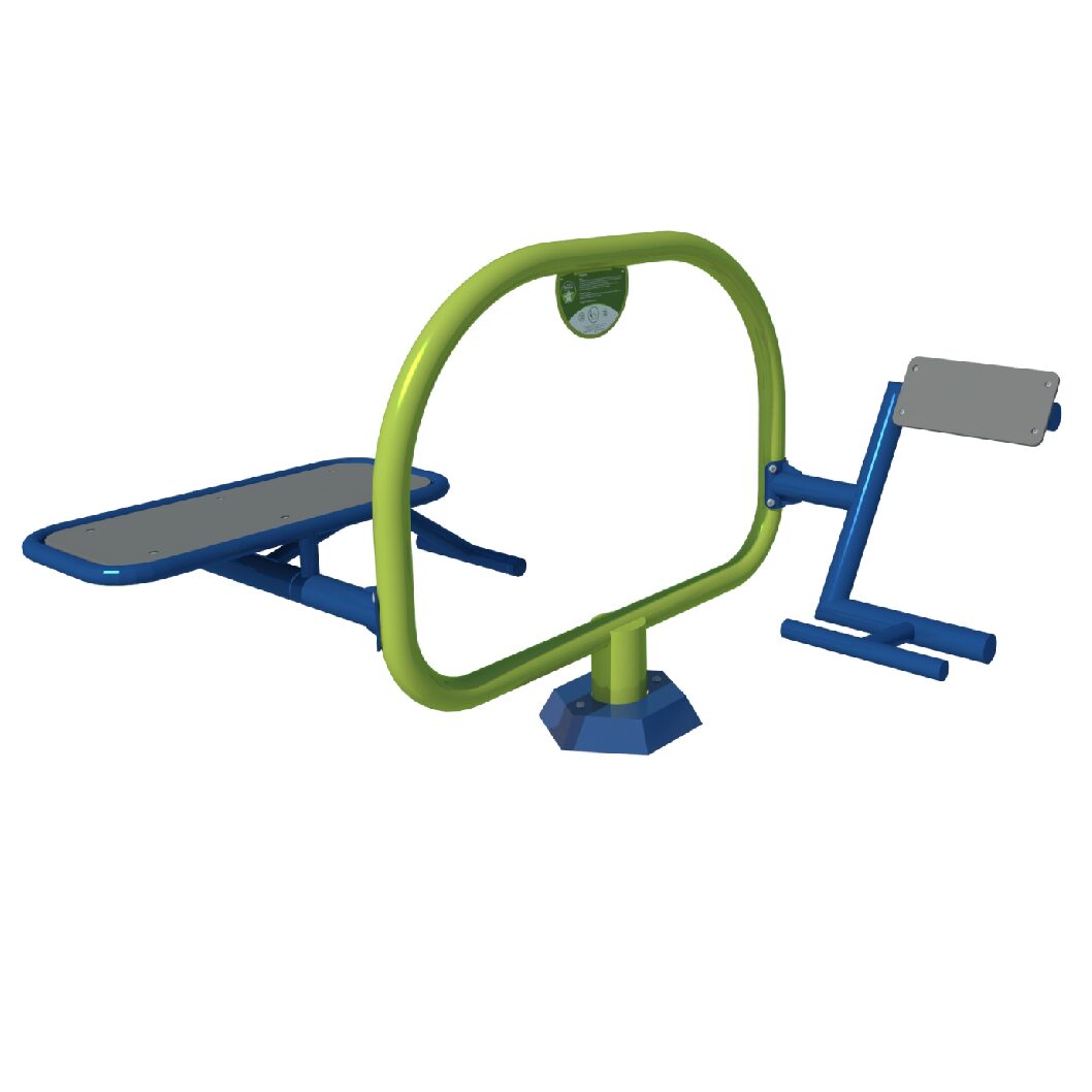 Välitrenažöör lastele 2-kohaline Bench + Back Trainer