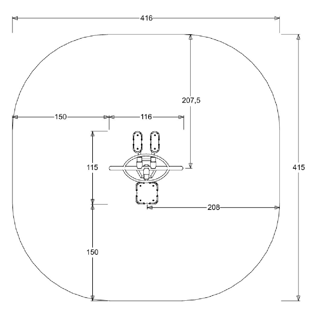 Välitrenažöör lastele 2-kohaline Ski Trainer + Hips - Image 3