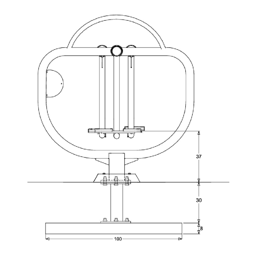Välitrenažöör lastele 2-kohaline Ski Trainer + Hips - Image 4
