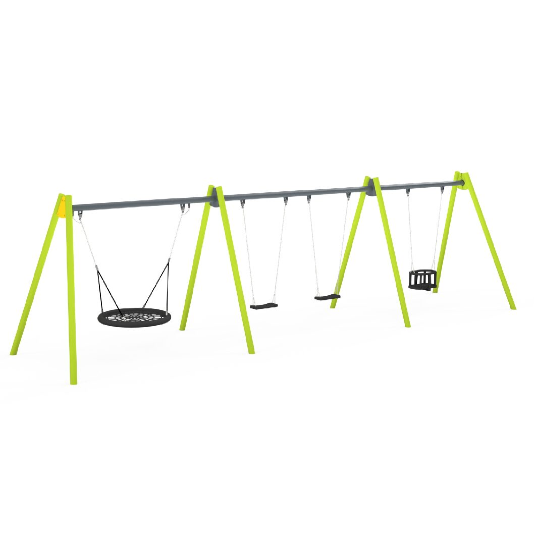 Kiik PESA + Kiik 2-kohaline tava istmetega + Kiik 1-kohaline beebi istmega